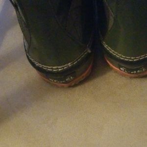 sorel high heel rain boots